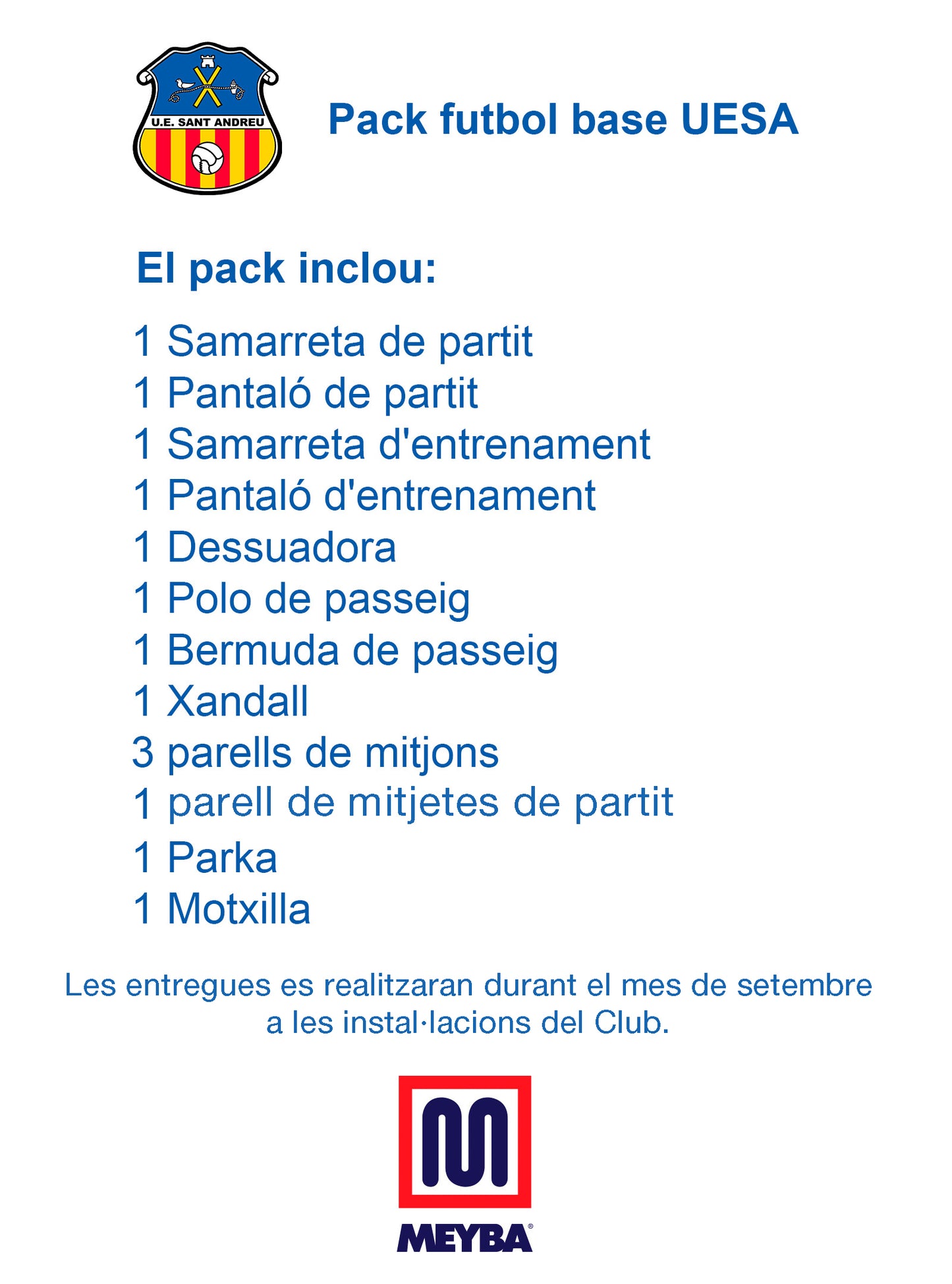 Pack porter talles petites