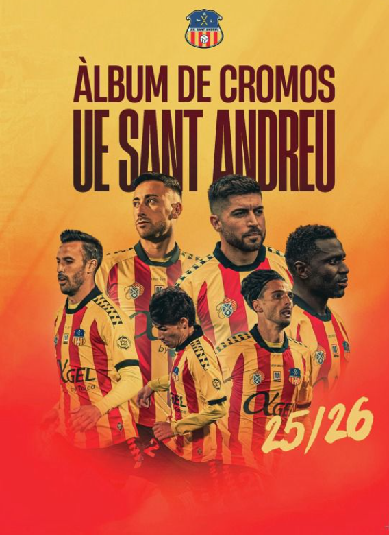 Àlbum de cromos oficial UE Sant Andreu